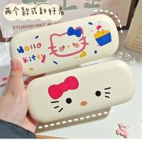 ราคา Hello kitty กรอบแว่นสายตาสั้นคิตตี้ พร้อมกระเป๋าเก็บแว่นกันกระแทกดีไซน์การ์ตูน (26343137550)