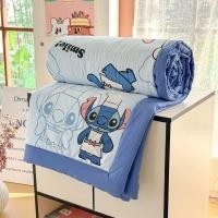 ราคา ชุดผ้านวมฤดูร้อนลายการ์ตูนสติทช์ ผ้าฝ้ายซักสี่ชิ้น ผ้านวมฤดูร้อนสำหรับเด็ก ผ้านวมใยถั่วเหลือง ผ้านวมปรับอากาศฤดูร้อน (40353560455)