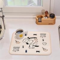 ราคา Snoopy สไตล์นอร์ดิก สนูปปี้ ไดอะตอมโคลนเคาน์เตอร์ครัวเสื่อบาร์จานรถไฟเหาะครัวท่อระบายน้ําเสื่อ (42905410584)
