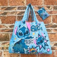 ราคา Stitch กระเป๋าช้อปปิ้งขนาดใหญ่พับได้ที่เป็นมิตรกับสิ่งแวดล้อมลายการ์ตูนลาบูบุ สโนปี้ KT สติช กระเป๋าสะพายไหล่พกพา กระเป๋าเก็บของน้ำหนักเบา กระเป๋าแฟชั่น (42103063689)