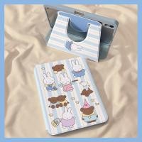 ราคา Miffy ipad 10th Generation 2025 เคสป้องกันแท็บเล็ต Miffy 360 หมุน Air6 ช่องเสียบปากกา MINI7 กันกระแทก 10 9 เคสป้องกัน (46250950509)