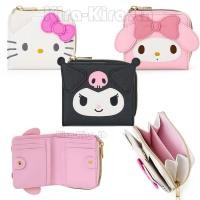 ราคา กระเป๋าสตางค์สั้นนักเรียนหญิง ID ผู้ถือบัตรน่ารักสีชมพู PU กระเป๋าเงินเหรียญมีซิป Kuromi Melody Hello Kitty Series (24494533299)