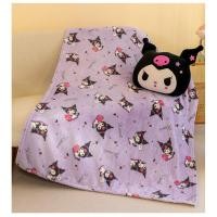ราคา รูปแบบการ์ตูนผ้าห่มหมอน2 in 1น่ารักผ้าห่มหมอน2ชั้นผ้าห่มเครื่องปรับอากาศรถของขวัญ SANRIO Kuromi Melody (28486364520)