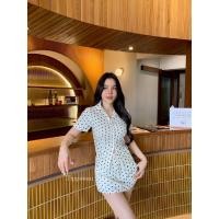 ราคา งานป้าย TIPPAWAN เซ็ต 2 ชิ้น เชิ้ตคอปกด้านหน้าตีเกล็ด กระโปรงมีซับในกางเกง (44900264296)