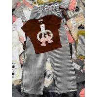 ราคา เซ็ต2ชิ้น งานเสื้ออะไหล่ป้ายยู กางเกงขายาวลายริ้ว ทั้งชุดงานสวยมาก (47700766486)