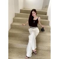 ราคา งานป้าย Me T Da เซท3ชิ้น เสื้อปักโลโก้LVS กางเกงขายาว เข็ดขัด MD (56850817430)