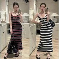 ราคา งานป้าย MIU MIU เดรสสายเดี่ยวลายริ้วที่ดูเรียบง่ายแต่ซ่อนดีเทลที่ทำให้ลุคนี้ไม่เบสิก งานดีมาก MD (48501065263)