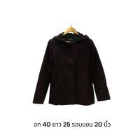 ราคา เสื้องานเกาหลีลายสก็อต สีม่วงเข้มมีฮู้ด มือสองสภาพดีค่ะ (56850700398)