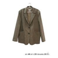 ราคา เสื้อโค้ท ทรงสูทงานเกาหลีมือสองสภาพดี (54651293220)