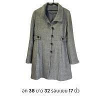 ราคา เสื้อโค้ทสีเทางานเกาหลีน่ารัก (26678798972)