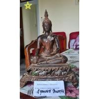 ราคา พระบูชาหน้าตัก8นิ้วฐาน12นิ้วงานพุทธ ศิลปะสุโขทัย เนื้อผสมงานเก่าหลายสิบปีแต่ไม่ใช่งานโบราณสอบถามก่อนรับ (50501233182)