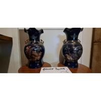 ราคา แจกันกระเบื้อง ดินเผา เคลือบปากใบบัวลายวิหคบุบผาทรงสวย (58151243481)