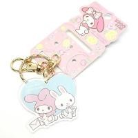 ราคา พวงกุญแจมายเมโลดี้ mm mymelody heart หัวใจฟ้า วัสดุอะครีลิค เหล็ก (40650773289)