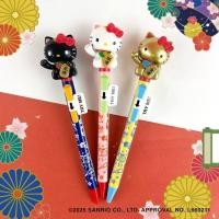 ราคา ปากกาแมวกวัก มือขยับได้ kt HelloKitty Lucky ปากกาลูกลื่นหมึกสีดำ นำเข้าจากญี่ปุ่น (52001160941)