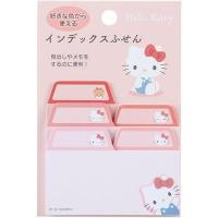 ราคา กระดาษโน๊ต kt Sanrio Index Sticky Notes HelloKitty 5 Pads 5 sets of 10 sticky notes (28654904830)