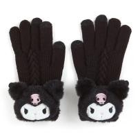 ราคา ถุงมือผ้ามีหัวตุ๊กตา kuromi Ku sanrio japan นำเข้าจากญี่ปุ่น (4980657071)