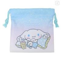 ราคา ถุงผ้ารูด cn 13 13 cm Japan Sanrio Mini Drawstring Pouch Cinnamoroll Angels Relaxing Night Time (41555642330)