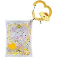 ราคา กระเป๋าใสกระดุมห่วงหัวใจ Pn Pompompurin Sanrio Clear Pouch with Carabiner Colorful Heart size 12 x 8 x 1cm (26611967384)