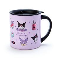 ราคา ถ้วยสแตนเลสมีฝา ลาย Kuromi แก้วสแตนเลส เก็บอุณหภูมิร้อน เย็น (6878507126)