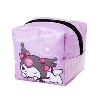 ราคา ซองซิบลูกเต๋าผ้าเคลือบ kuromi 9 x 8 x 9 cm ku นำเข้าจากญี่ปุ่น (9239288579)