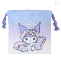 ราคา ถุงผ้ารูด ku 13 13 cm Japan Sanrio Mini Drawstring Pouch Kuromi Angels Relaxing Night Time (41005632958)