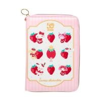 ราคา กระเป๋า pouch mx sanrio straw Sanrio Multi Case Ichigo Newspaper 50th Anniversary Size is approx 25 4 x 19 3 x 3 4cm (28987096671)