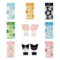 ราคา คลิปหนีบกระดาษ 3 ชิ้น mx sanrio cn kr kt mm pc pn ลาย Kuromi ku Kuromi (18330485306)