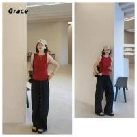 ราคา Grace เสือกล้ามแขนกุดลายจุดน่ารักหวานยอดนิยม ของผู้หญิง G99852 (27113364877)