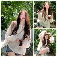 ราคา Grace เสื้อเชิ้ตแขนยาวลายลูกไม้ สไตล์เกาหลี สำหรับสวมใส่ในวันสบายๆ GR3205 (44111370053)