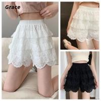 ราคา Grace กางเกงขาสั้นลูกไม้ลูกไม้หลวม ๆ สบาย ๆ GR1381 (27263941193)