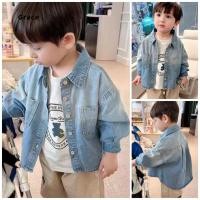 ราคา Grace Ready Stock เสื้อเชิ้ตเด็กชายแขนยาวเด็กเล็กกลางลําลองเสื้อยีนส์ใส่สบาย GR1771 (41505550769)
