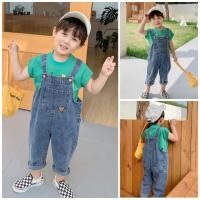 ราคา Grace Ready Stock กางเกงเอี๊ยมเดนิมเด็กผู้ชายปี 2025 ใหม่กางเกงขายาวเอี๊ยมลำลองสำหรับเด็ก GR1064 (26184406011)