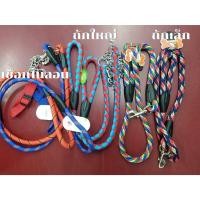 ราคา สายจูงสุนัข สายจูงเรืองแสง เชือกจูงหมา Pet Rope Chain Walking Leash Traction Braided Reflective Harnesses Dog Leashes (5971782305)