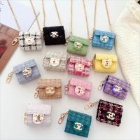 ราคา หนังทําด้วยผ้าขนสัตว์กระเป๋ามินิสําหรับ แอร์พอด 1 2 3 4 มือโปร 2พันนกตารางหัวเข็มขัดโลหะกระเป๋ามัลติฟังก์ชั่ถุงเก็บกระเป๋าเป้สะพายหลังจี้ของขวัญสาว (41517290912)