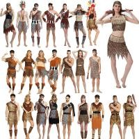 ราคา ชุดฮาโลวีนสำหรับผู้ใหญ่ เสื้อผ้าสไตล์แอฟริกันพื้นเมือง พิมพ์ลายเสือดาว เหมาะกับทั้งชายและหญิง (42609680433)