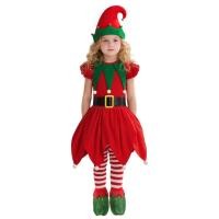 ราคา ชุดเอลฟ์คริสต์มาสสีแดงสำหรับเด็กผู้หญิง เครื่องแต่งกายเอลฟ์ธีมคริสต์มาสสำหรับปาร์ตี้วันหยุด (41469223548)