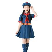 ราคา เครื่องแต่งกายทหารเด็ก สไตล์กองทัพแดง พร้อมกางเกงขาสั้นและกระโปรงนักเรียนประถม (40521907790)