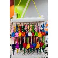 ราคา พร้อมส่งค่ะ ธูปเทียนลอยกระทง คละสี 1ชุดมี50คู่ (15398385639)