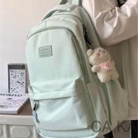 ราคา พร้อมส่ง กระเป๋าเป้ กระเป๋าสะพายหลัง ขนาดใหญ่ จุของได้เยอะ สีพื้น (29057721423)