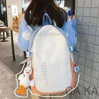 ราคา CA KA กระเป๋าเป้แฟชั่นสีทรูโทนน่ารักมาก สไตล์เกาหลี (26373962075)