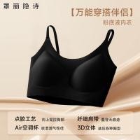 ราคา Seamless Sports Bra สำหรับผู้หญิง ไม่เห็นเมื่อสวมเสื้อ มีการยกทรงและออกแบบด้านหลัง (44206223647)