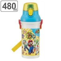 ราคา กระติกยกดื่ม ซุปเปอร์มาริโอ Super Mario 480ml Disney Skater made in Japan กระติกน้ำเด็ก สายยาว (57000159824)