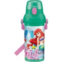 ราคา กระติกยกดื่ม Ariel สีเขียว 480ml Disney Skater made in Japan กระติกน้ำเด็ก สายยาว (54600205589)