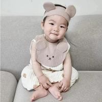 ราคา พร้อมส่งในไทย สไตล์เกาหลี BabyKorea ผ้ากันเปื้อนน้ำลาย ผ้าฝ้ายบริสุทธิ์ ปักลาย สไตล์เกาหลี สําหรับเด็กเล็ก (20471593613)