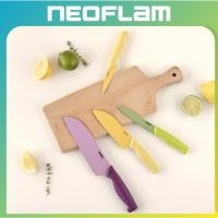 ราคา KOREA Costco ชุดมีดเคลือบสี Neoflam 4P สแตนเลสพร้อมด้ามจับ Ergonomic (44402463332)