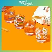 ราคา Wiggle Wiggle Mini Round Glass Soju Cup 4P Set Retro Edition (29092780115)
