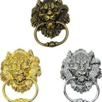 ราคา ตัวเคาะประตูหัวสิงโต 1 ชิ้น ตัวเคาะประตูด้านหน้าตกแต่งขนาด 6 นิ้ว ที่จับดึงแหวนประตูสิงโตโบราณ (28469445984)