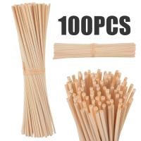 ราคา 100pcs Reed Diffuser Sticks 3 มม 20 ซม ไฟเบอร์ Sticks น้ํามันหอมระเหย Aroma Diffuser Sticks เติมสําหรับน้ําหอม Aroma สีธรรมชาติ (26011262567)