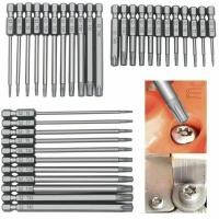 ราคา T5 T40 Torx Bit เปลี่ยนอย่างรวดเร็วเชื่อมต่อ Impact Driver เจาะความปลอดภัย Tamper Proof (41066720635)