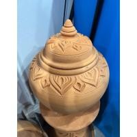 ราคา โอ่งน้ำ เนื้อดินเผาพร้อมฝาปิด โอ่งน้ำปรับฮวงจุ้ยเรียกทรัพย์ ขนาด10นิ้ว (24309162844)